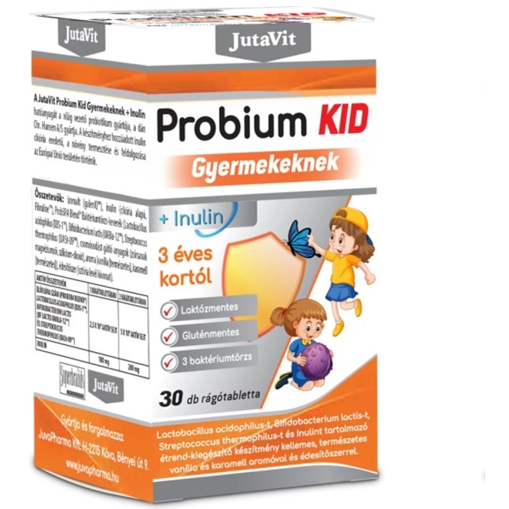 Jutavit probium kid gyermekeknek rágótabletta 30 db