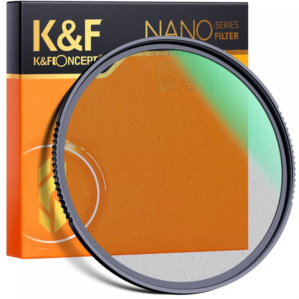 K-F CONCEPT Concept Nano-X Black Mist lágyító szűrő 1/2 Karcálló 49mm