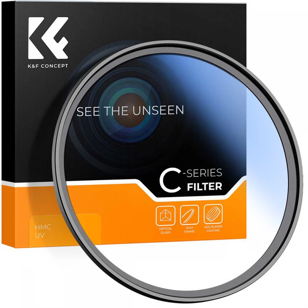 K-F CONCEPT Kék bevonatú HMC UV szűrő 72 mm