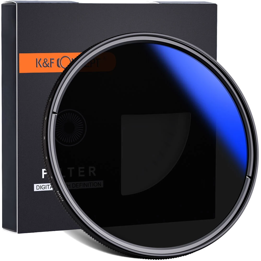 K-F CONCEPT KV34 Slim Variable/Fader NDX ND2-ND400 kék bevonatú szűrő 37mm