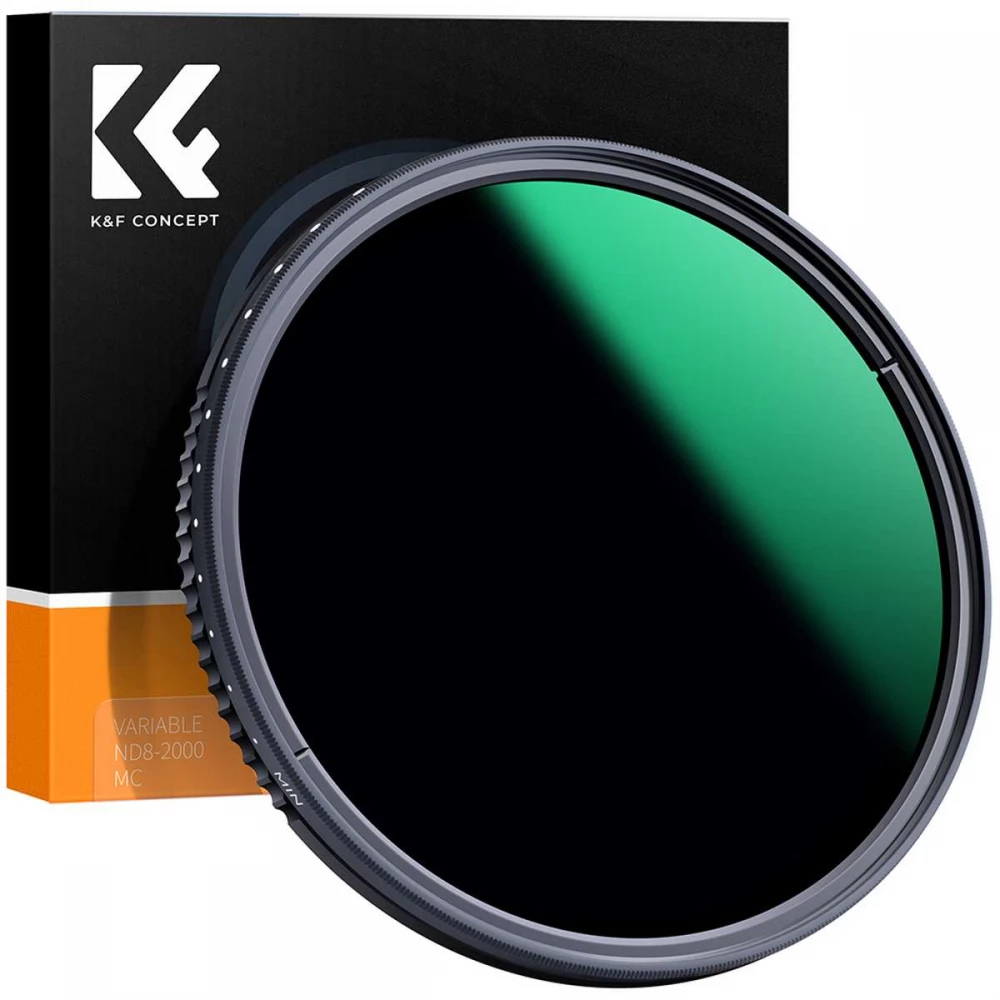 K-F CONCEPT KV36 Slim Variable/Fader NDX ND8-ND2000 zöld bevonatú szűrő 43mm
