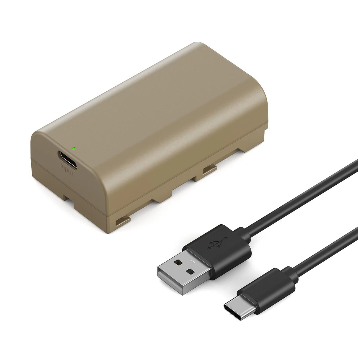 K-F CONCEPT NP-F550 akkumulátor 3500mAh USB-C csatlakozóval