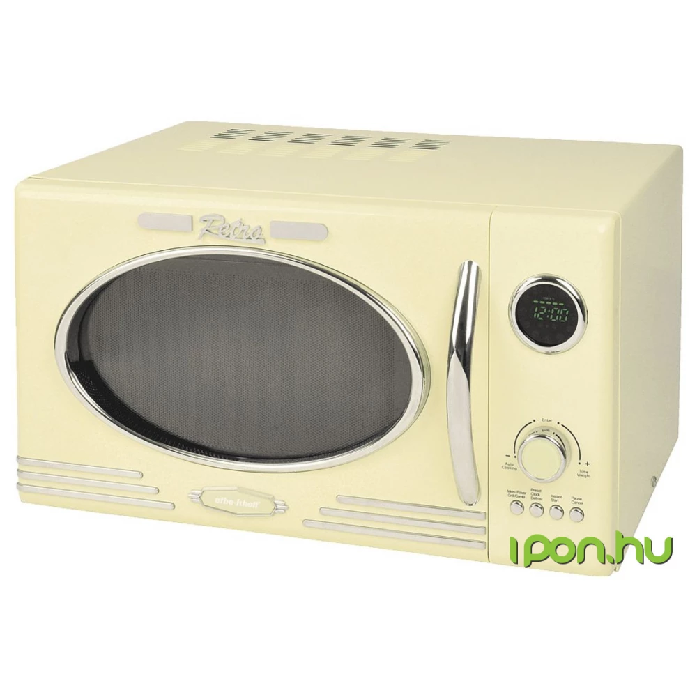 KALORIK MW 2500 DG RETRO mikrohullámú sütő 25 l krémszín