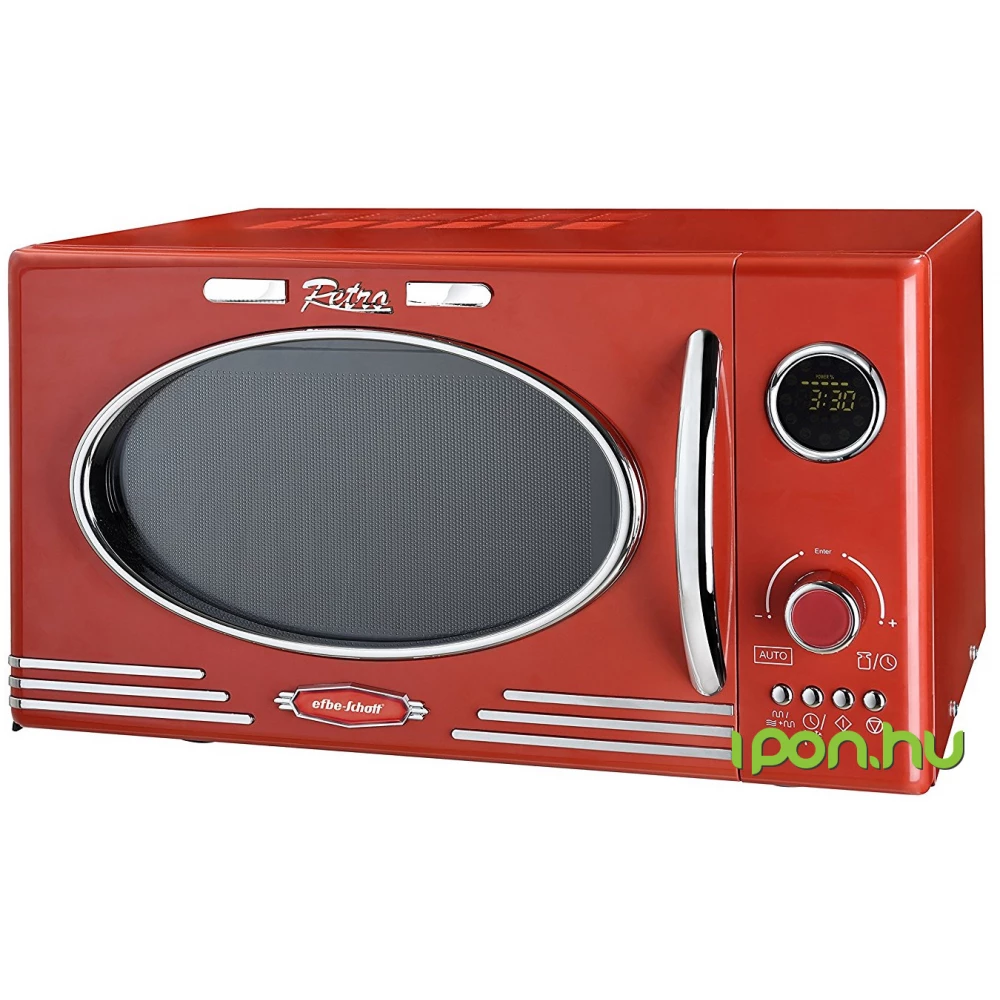 KALORIK MW2500D GR RETRO mikrohullámú sütő 25 l piros