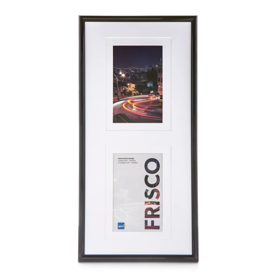 KENRO Frisco multi képkeret 2db 10x15 vagy 2db 13x18 fekete