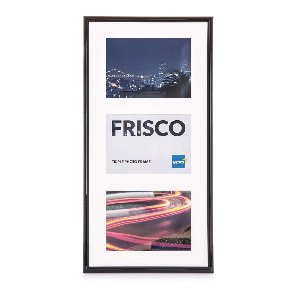 KENRO Frisco multi képkeret 3db 10x15 fekete