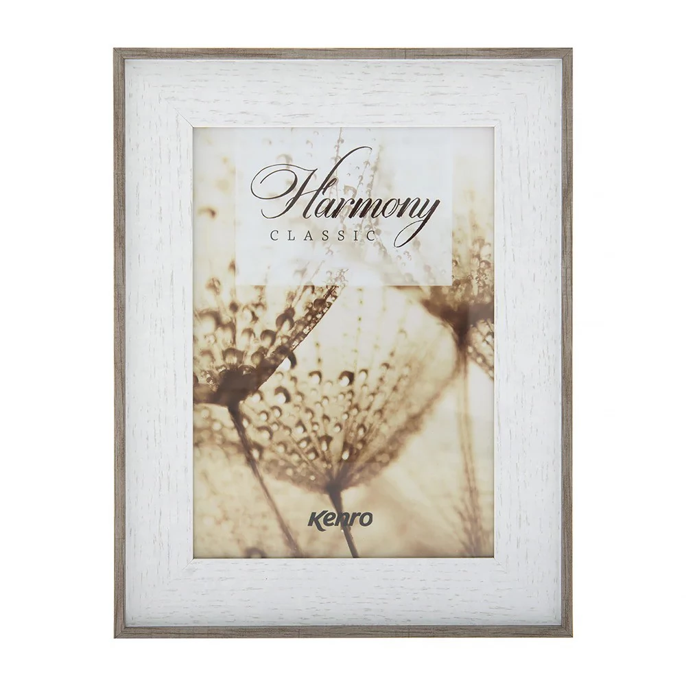 KENRO Harmony Classic képkeret 10x15cm faerezet hatás törtfehér natúr