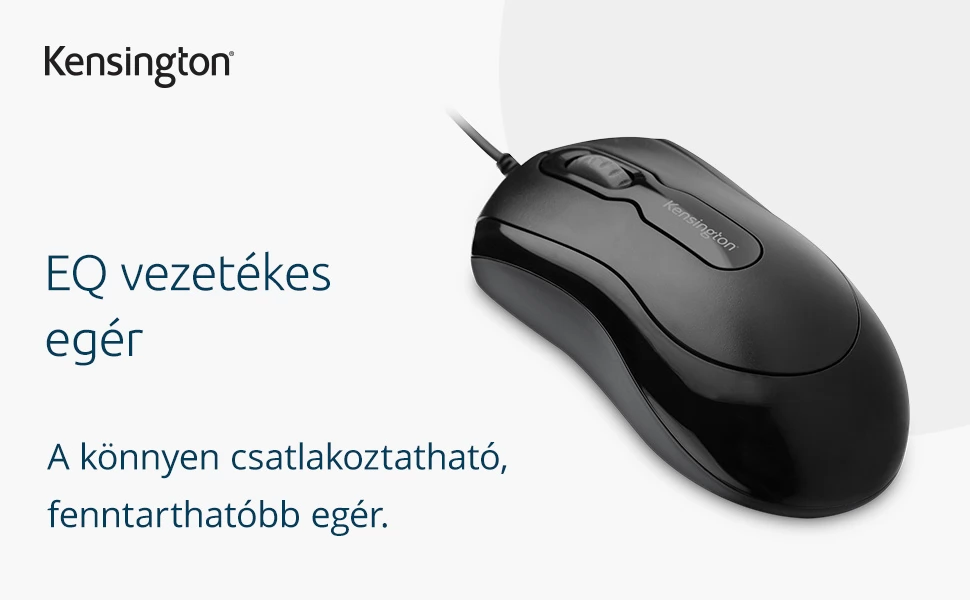 KENSINGTON Mouse-in-a-Box EQ fekete