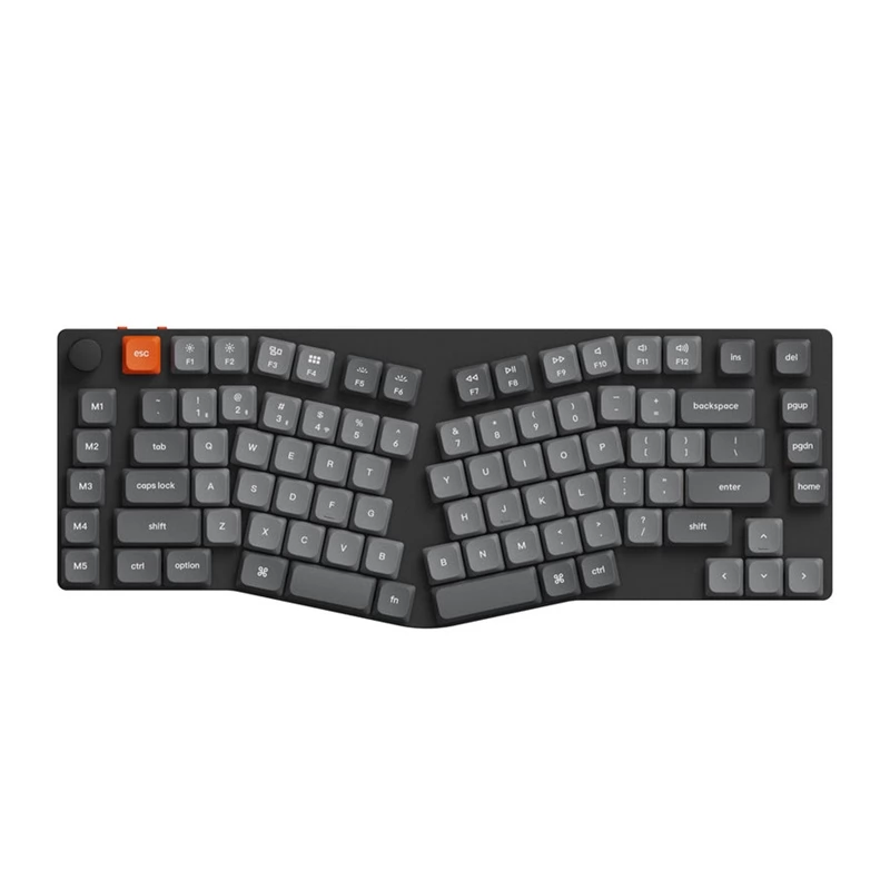 KEYCHRON K15 Max (Alice Layout) QMK Wireless Red US Angol fekete