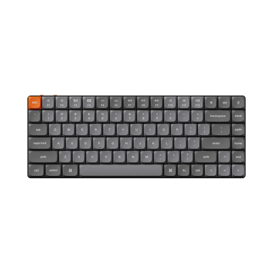 KEYCHRON K3 Max QMK/VIA RGB Hot Swappable Wireless US Angol szürke