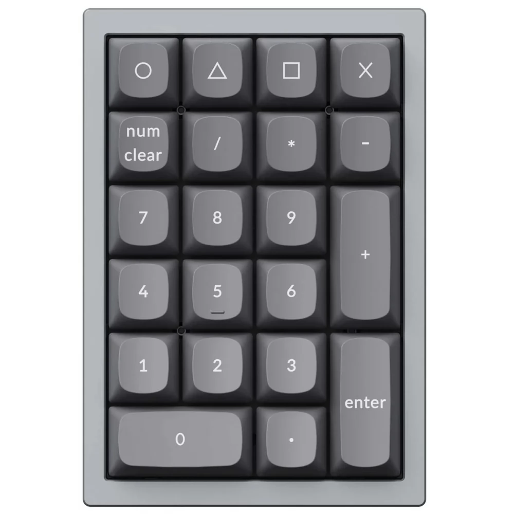 KEYCHRON Q0 Swappable RGB Red Switch szürke