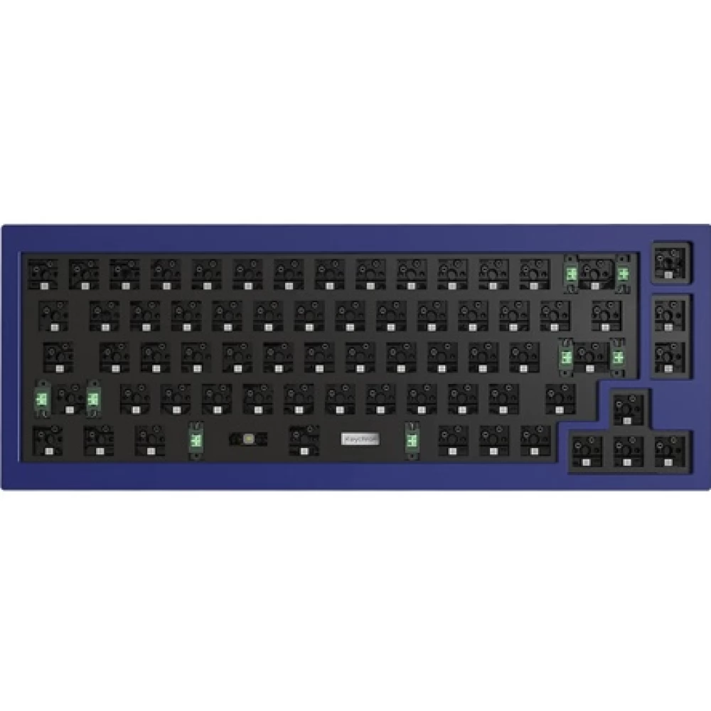 KEYCHRON Q2 Swappable RGB Barebone billentyűzet ISO kék