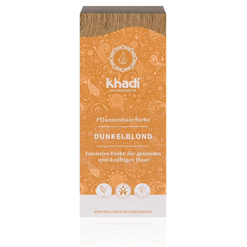 Khadi bio hajfesték por sötétszőke 100 g