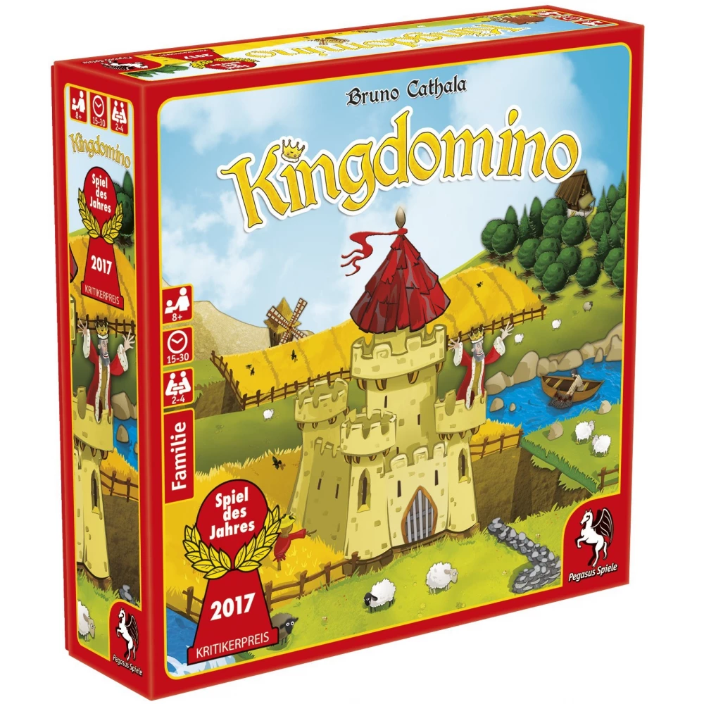 Kingdomino társasjáték 2017-es kiadás NÉMET nyelvű