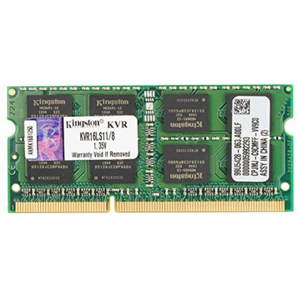 KINGSTON 8GB Notebook DDR3L 1600MHz CL11 KVR16LS11/8