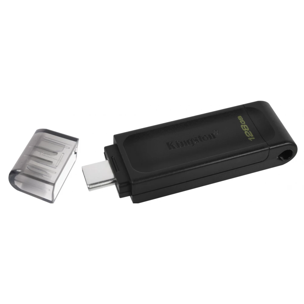 KINGSTON DataTraveler 70 128GB USB 3.0 Type C Fekete