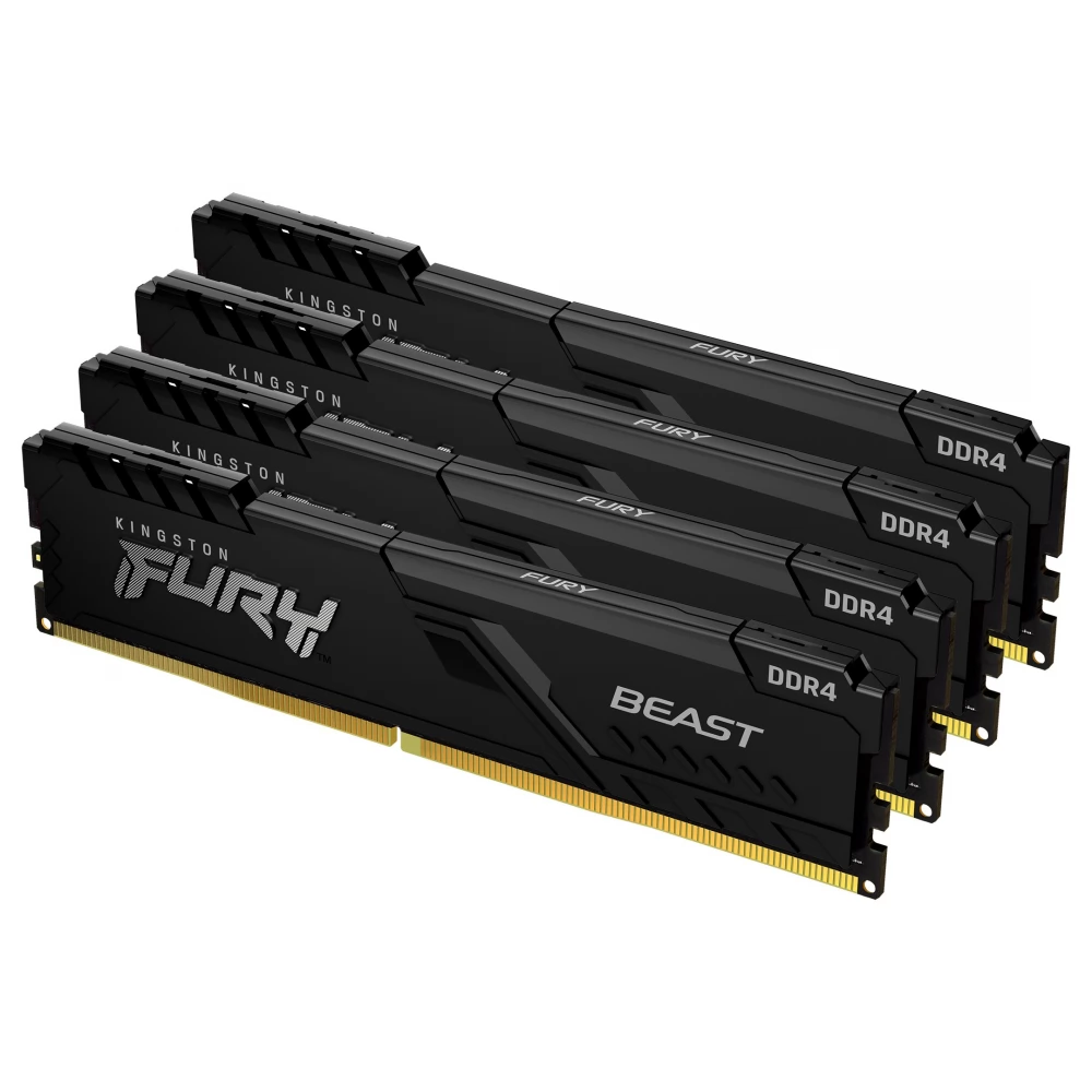 KINGSTON FURY 128GB Beast DDR4 3600MHz CL18 KIT KF436C18BBK4/128