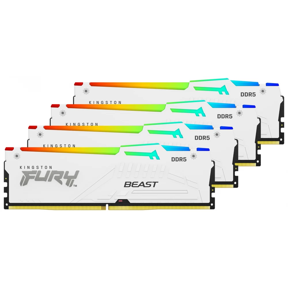 KINGSTON FURY 128GB Beast RGB DDR5 5600MHz CL40 KIT KF556C40BWAK4-128
