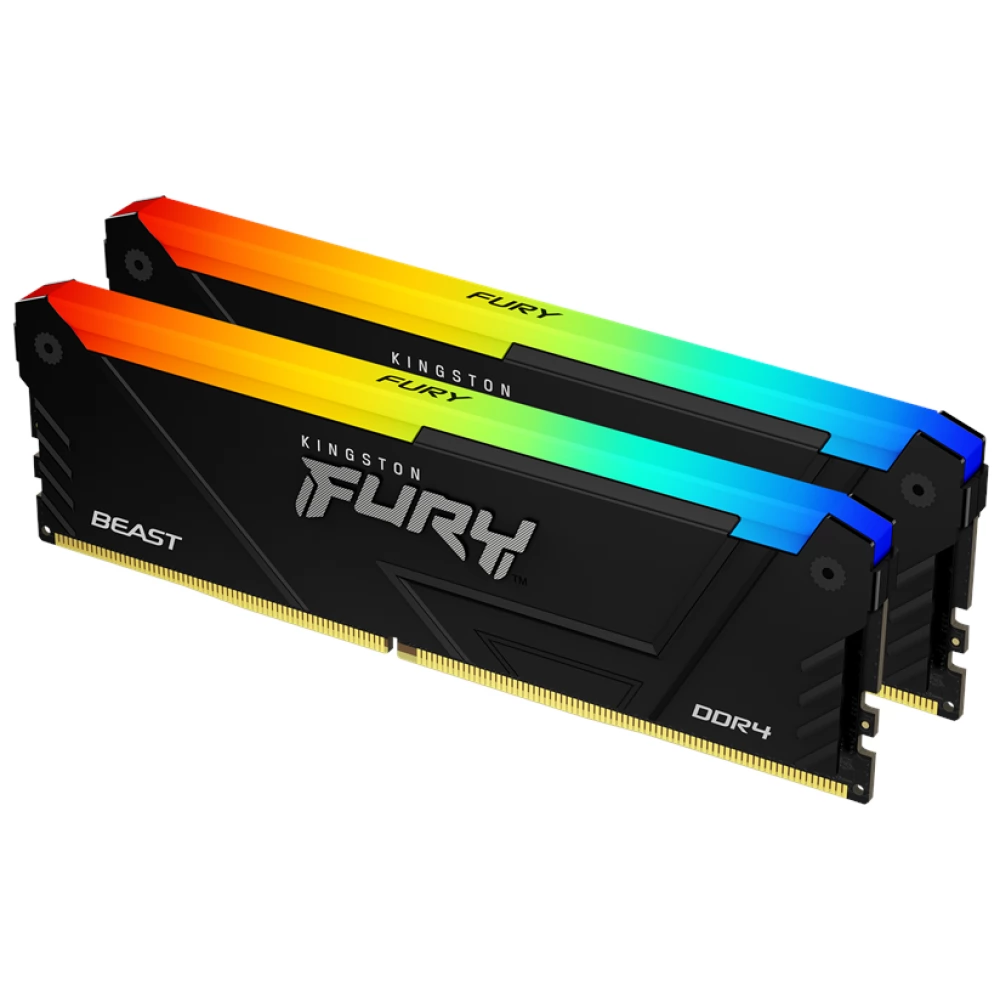 KINGSTON FURY 16GB Beast RGB DDR4 3200MHz CL16 KIT KF432C16BB2AK2/16