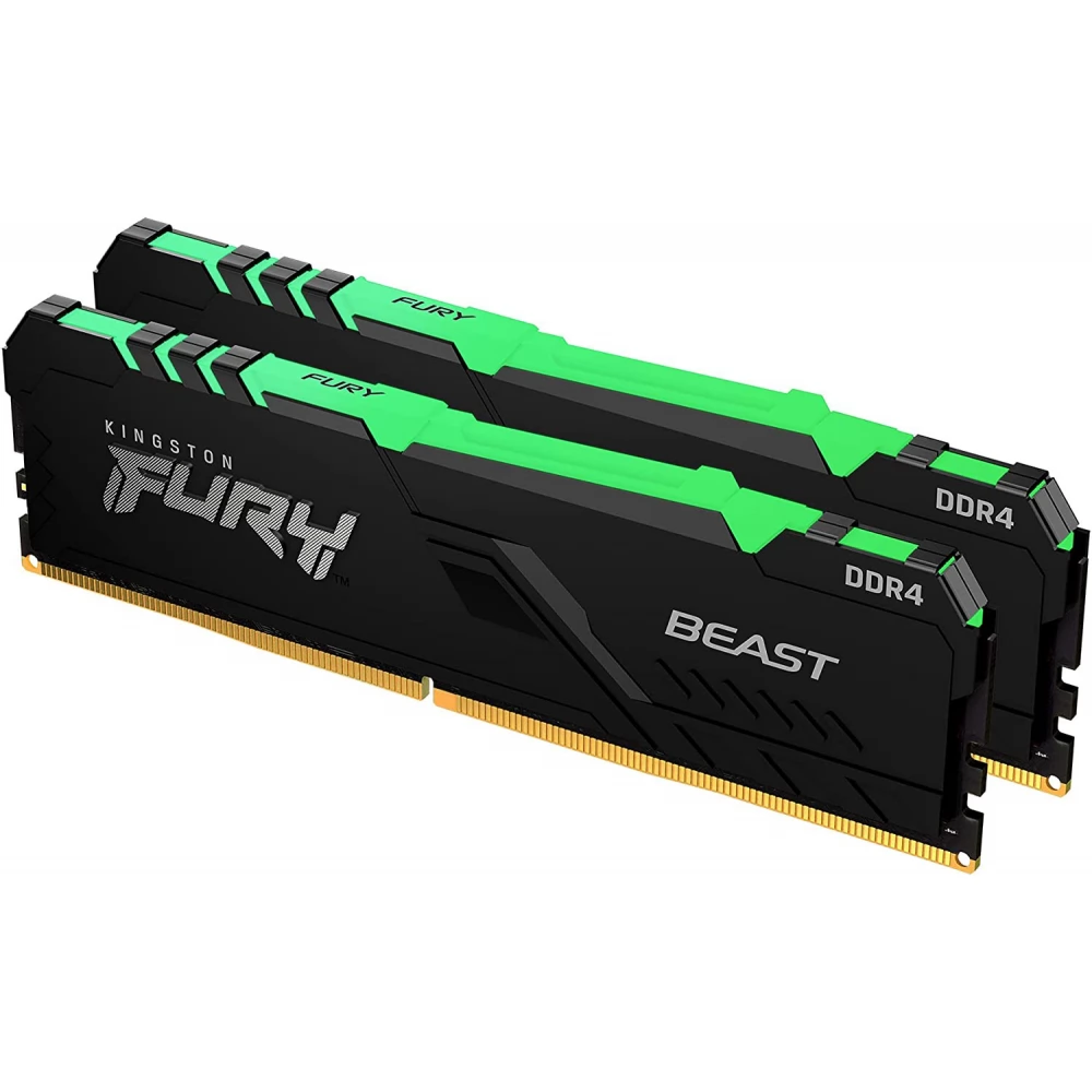 KINGSTON FURY 16GB Beast RGB DDR4 3600MHz CL17 KIT KF436C17BB2AK2/16