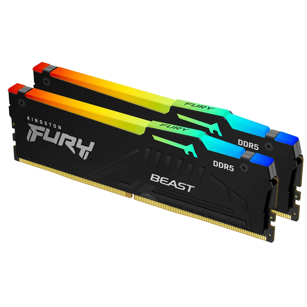 KINGSTON FURY 16GB Beast RGB DDR5 5200MHz CL36 KIT KF552C36BBEAK2-16