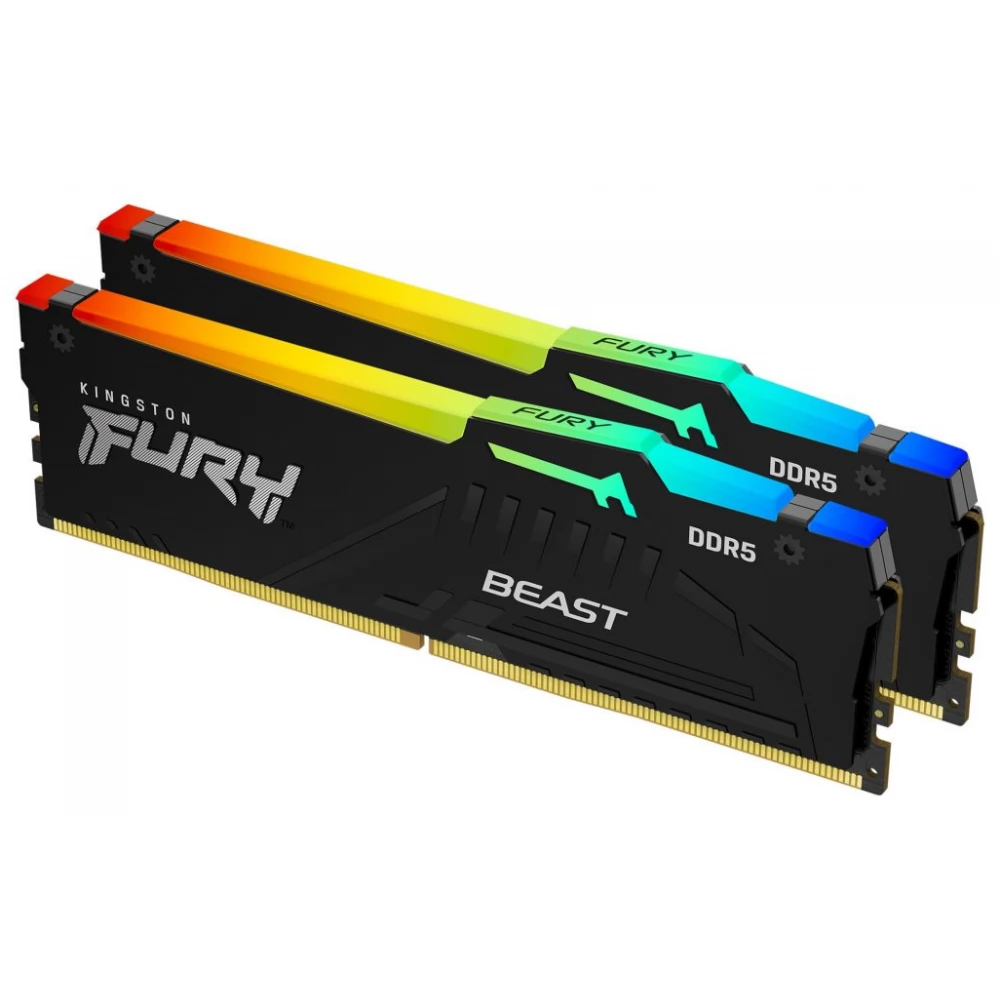 KINGSTON FURY 16GB Beast RGB DDR5 5600MHz CL36 KIT KF556C36BBEAK2-16