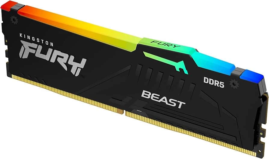 KINGSTON FURY 16GB Beast RGB DDR5 6800MHz CL34 KF568C34BBEA-16