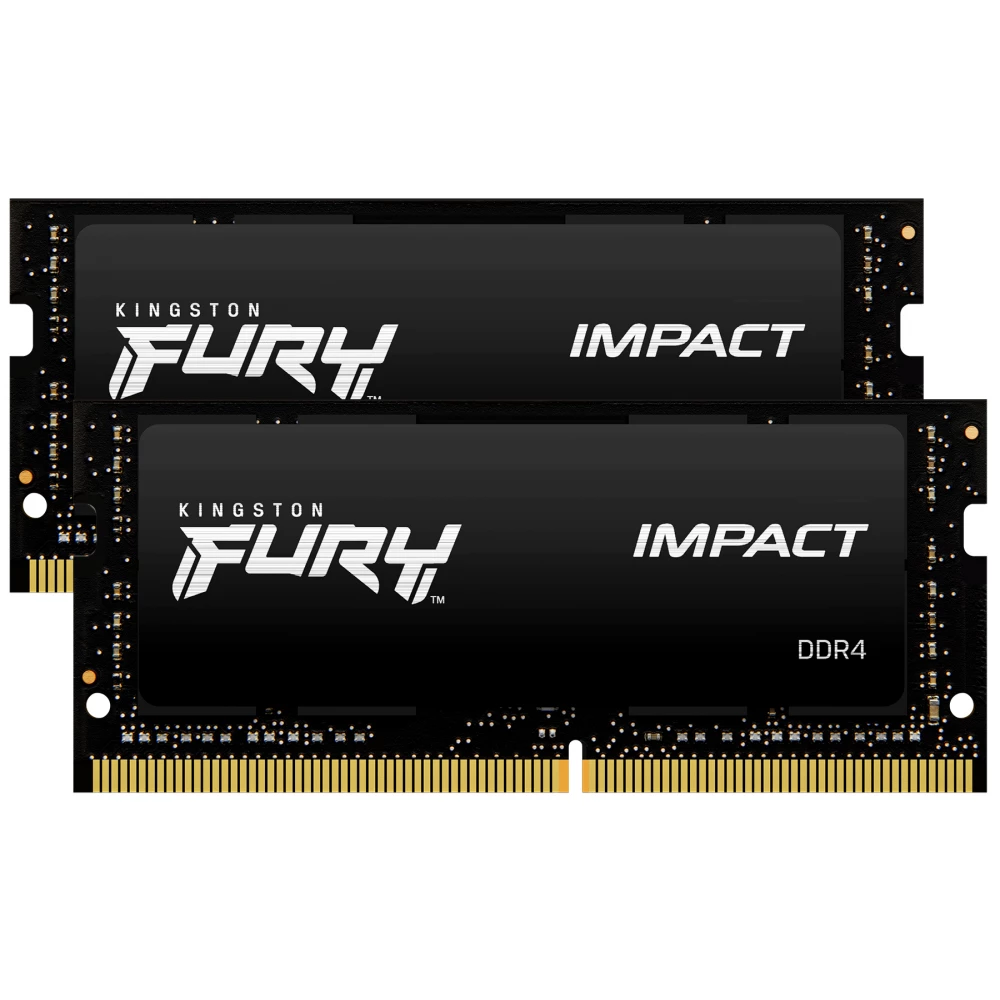 KINGSTON FURY 16GB Impact Notebook DDR4 2666MHz CL15 KIT KF426S15IBK2/16