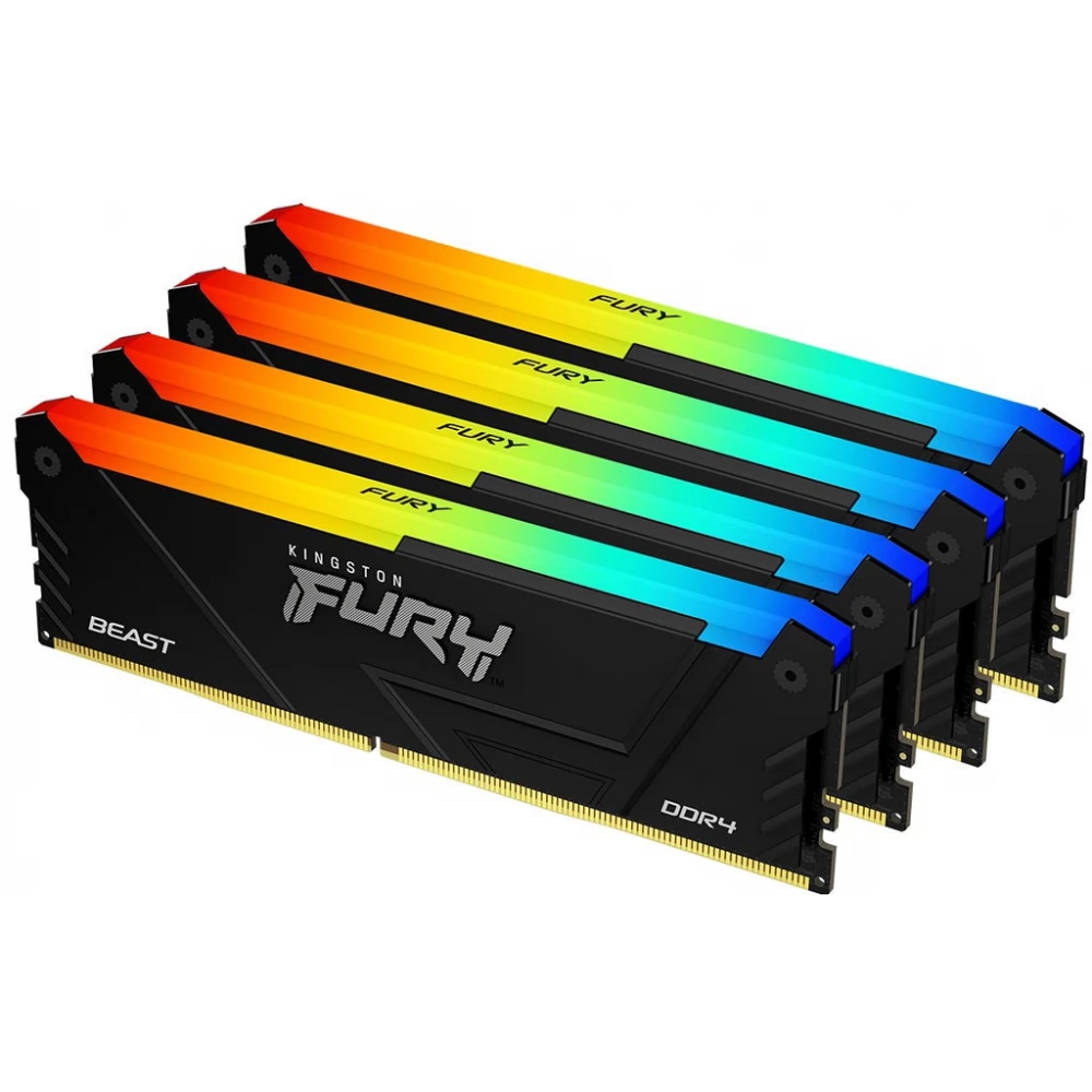 KINGSTON FURY 64GB Beast RGB DDR4 3200MHz CL16 KIT KF432C16BB12AK4/64