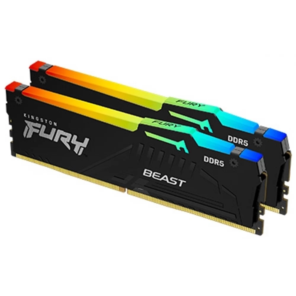 KINGSTON FURY 64GB Beast RGB DDR5 5600MHz CL36 KIT KF556C36BBEAK2-64