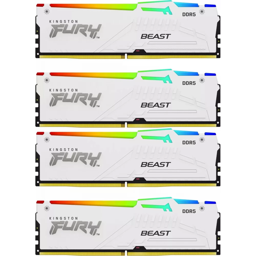 KINGSTON FURY 64GB Beast RGB DDR5 6000MHz CL40 KIT KF560C40BWAK4-64