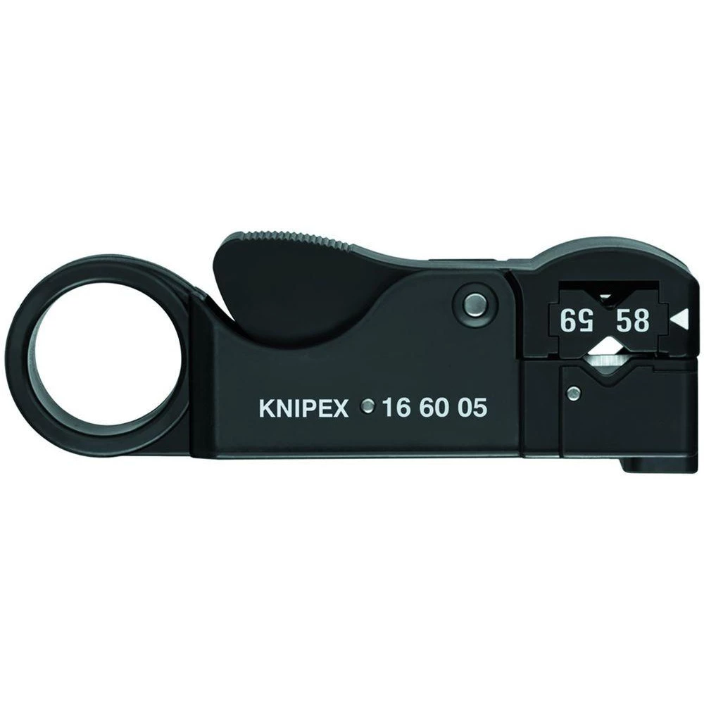 KNIPEX 16 60 05 SB Koax kábelcsupaszító szerszám