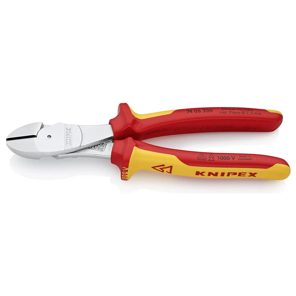 KNIPEX 74 06 200 Erő-kímélő oldalcsípőfogó
