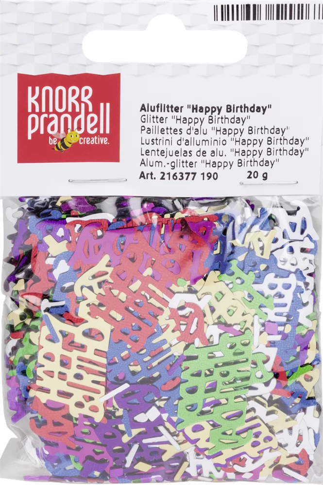 Knorr Prandell Happy Birthday dekor felirat