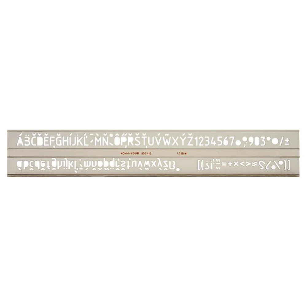 KOH-I-NOOR Betűsablon 14 mm
