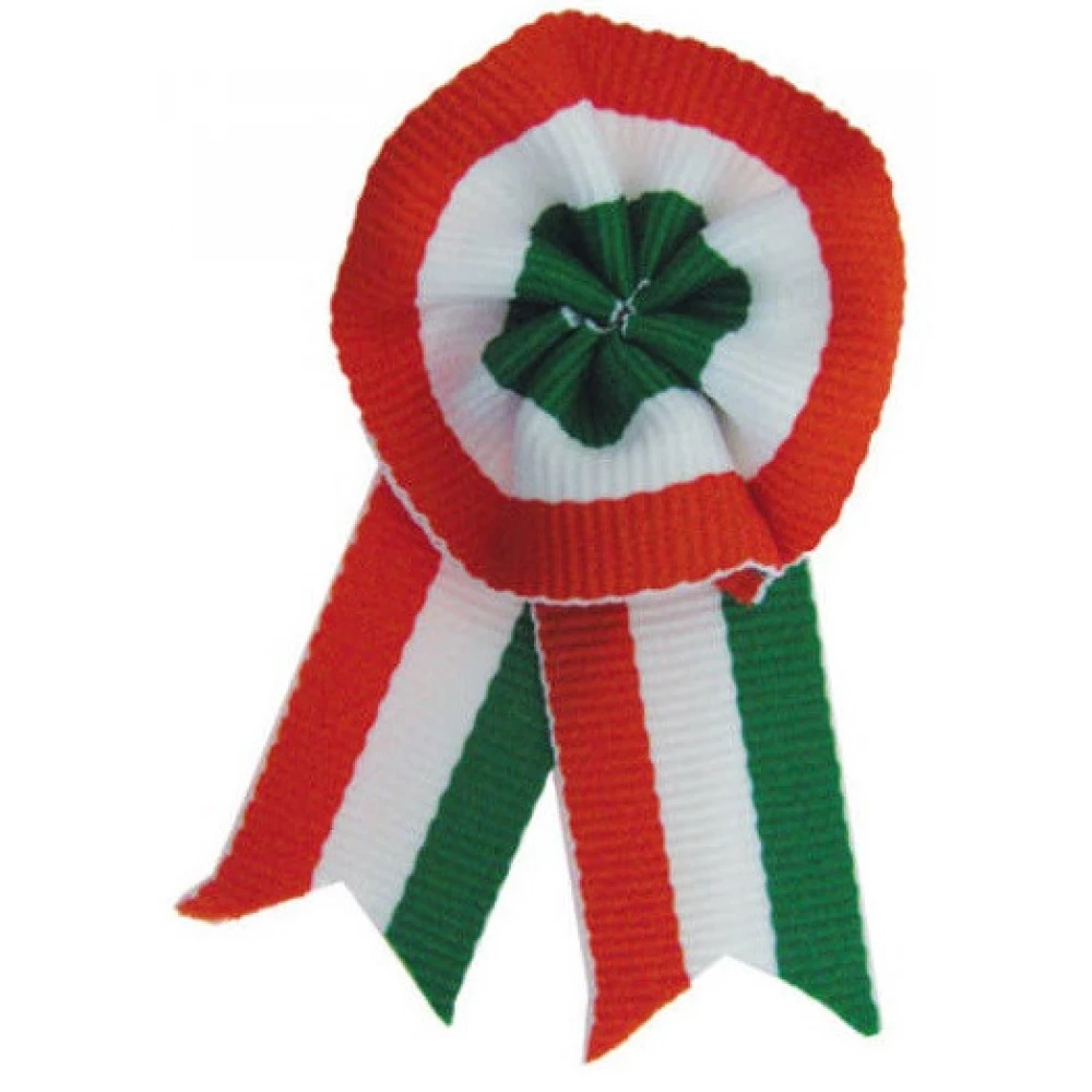 Kokárda kitűzővel 1 cm széles szalagból átmérő 3 cm