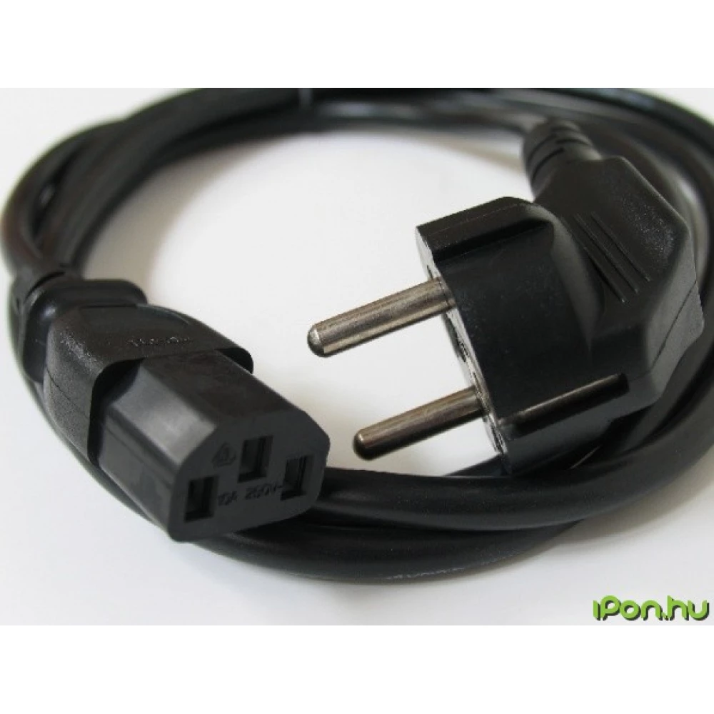 KOLINK 230V-os IEC Tápkábel Fekete 4.5m -