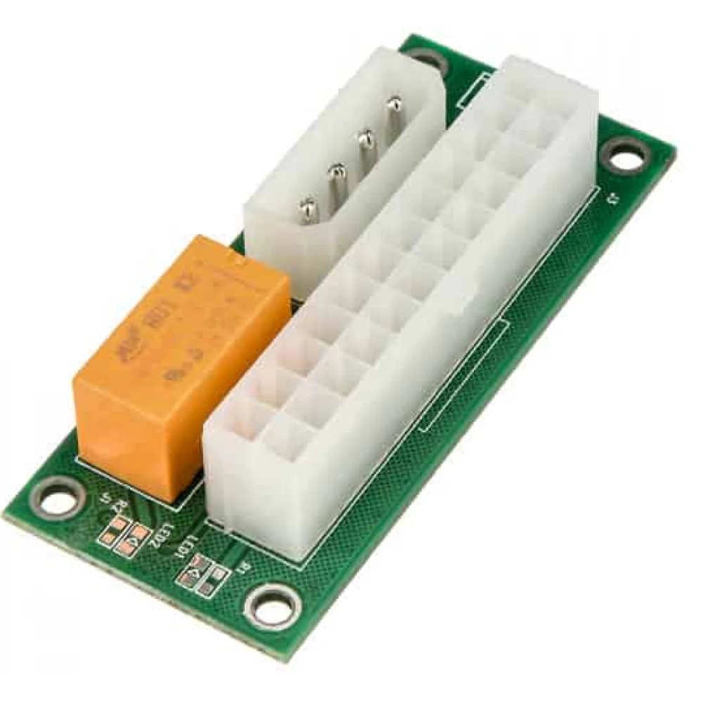 KOLINK ATX 24 pin Molex Táp Zöld 5cm KL-AC-2PSU