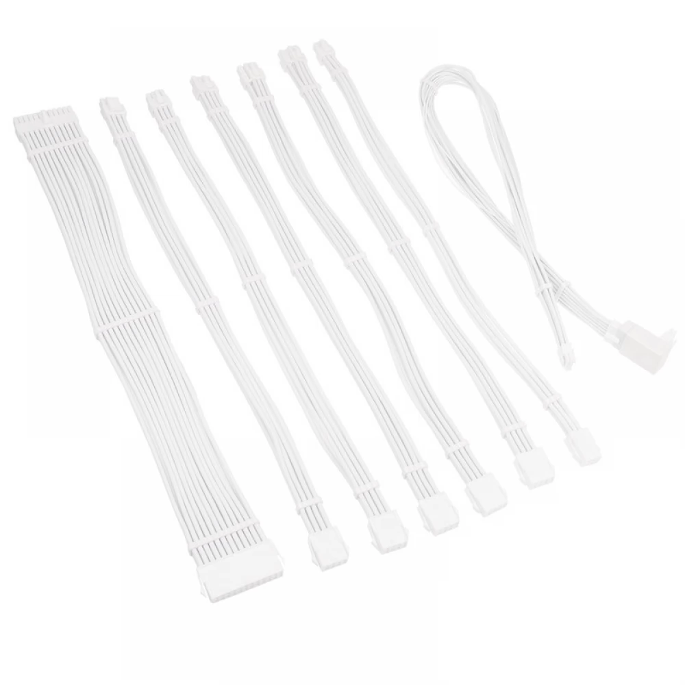 KOLINK Core Pro fonott kábelhosszabbító kit 12V-2x6 Type 2 fehér
