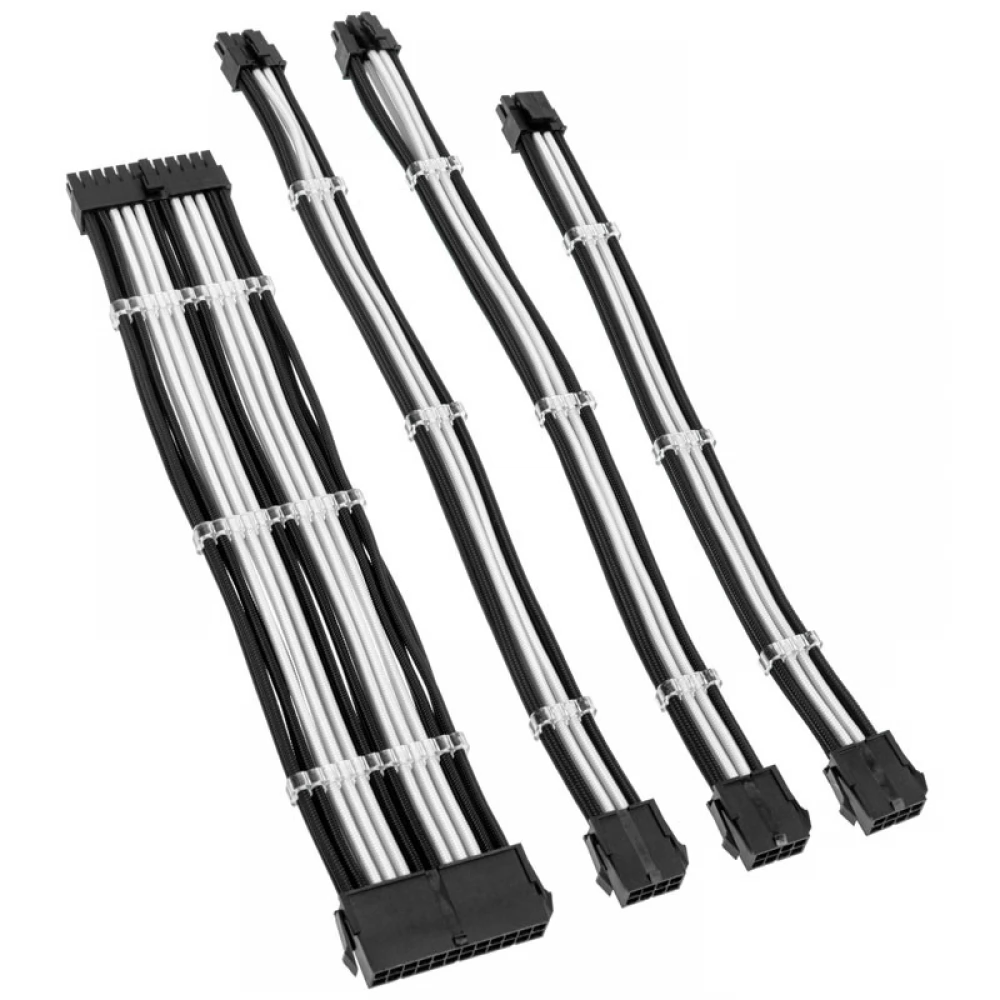 KOLINK Core Standard fonott hosszabbító kit Jet Black/Brilliant White