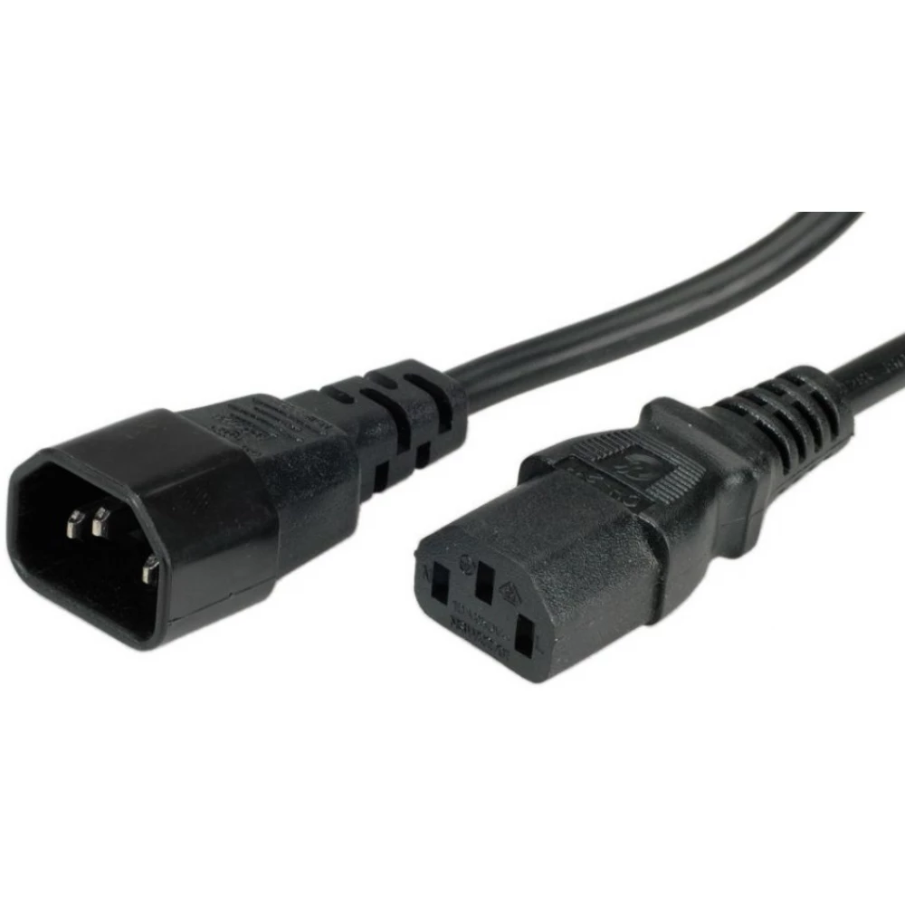 KOLINK IEC Tápkábel Fekete 50cm 19.99.1505