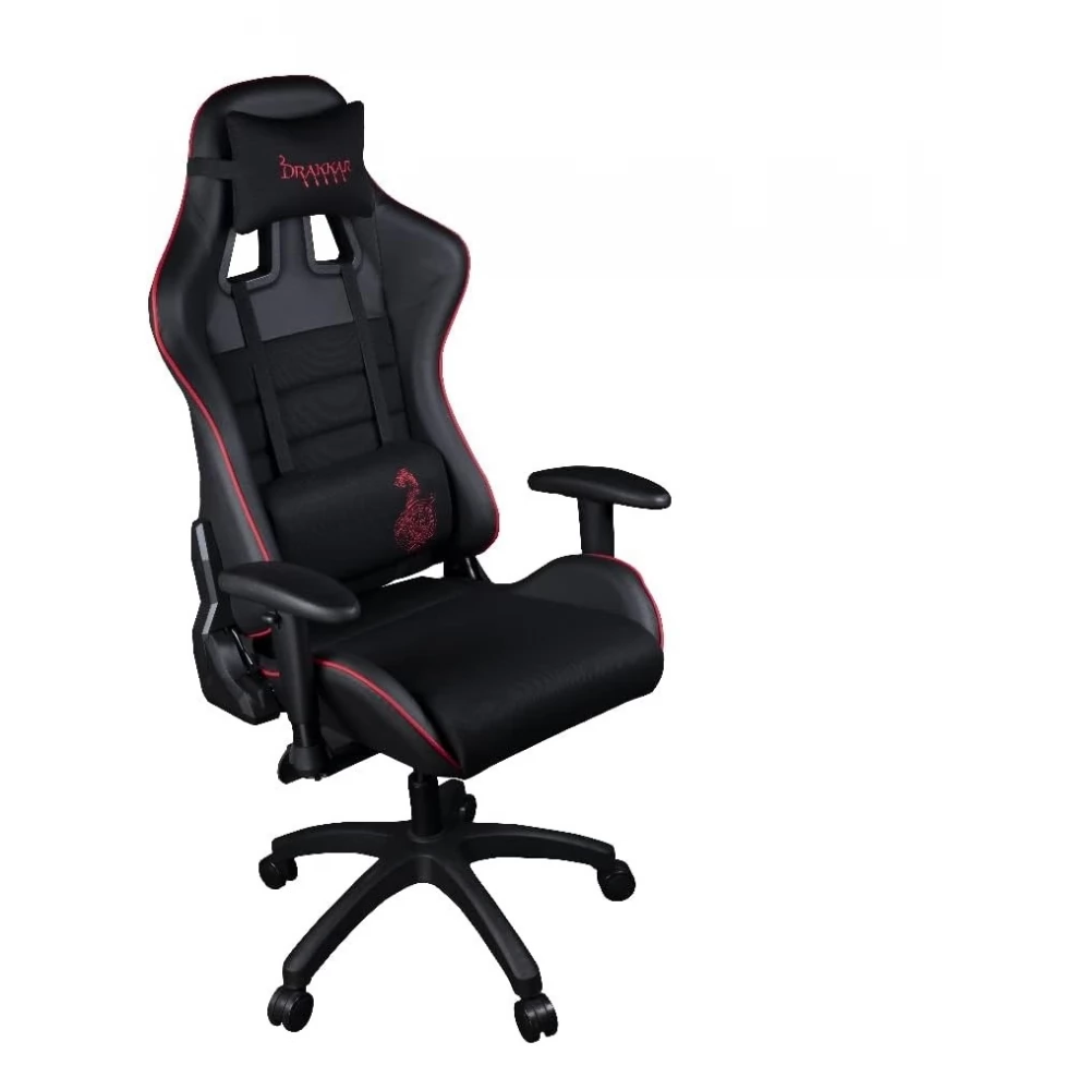 KONIX Drakkar Berserk Gaming szék fekete-piros