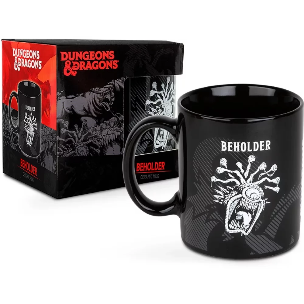 KONIX KX-DND-MUG-BEH Dungeons&Dragons BEHOLDER Bögre fekete/mintás