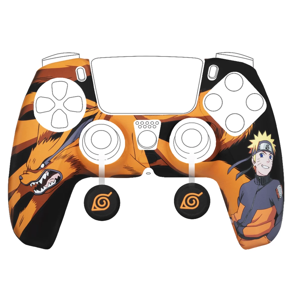 KONIX NARUTO Kontroller Védőkészlet PS5 Dualsense narancs