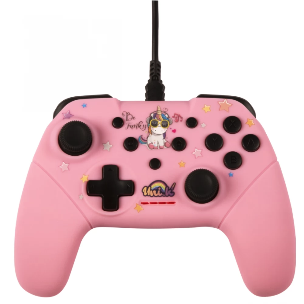 KONIX UNIK Nintendo Switch/PC Vezetékes kontroller Be Funky