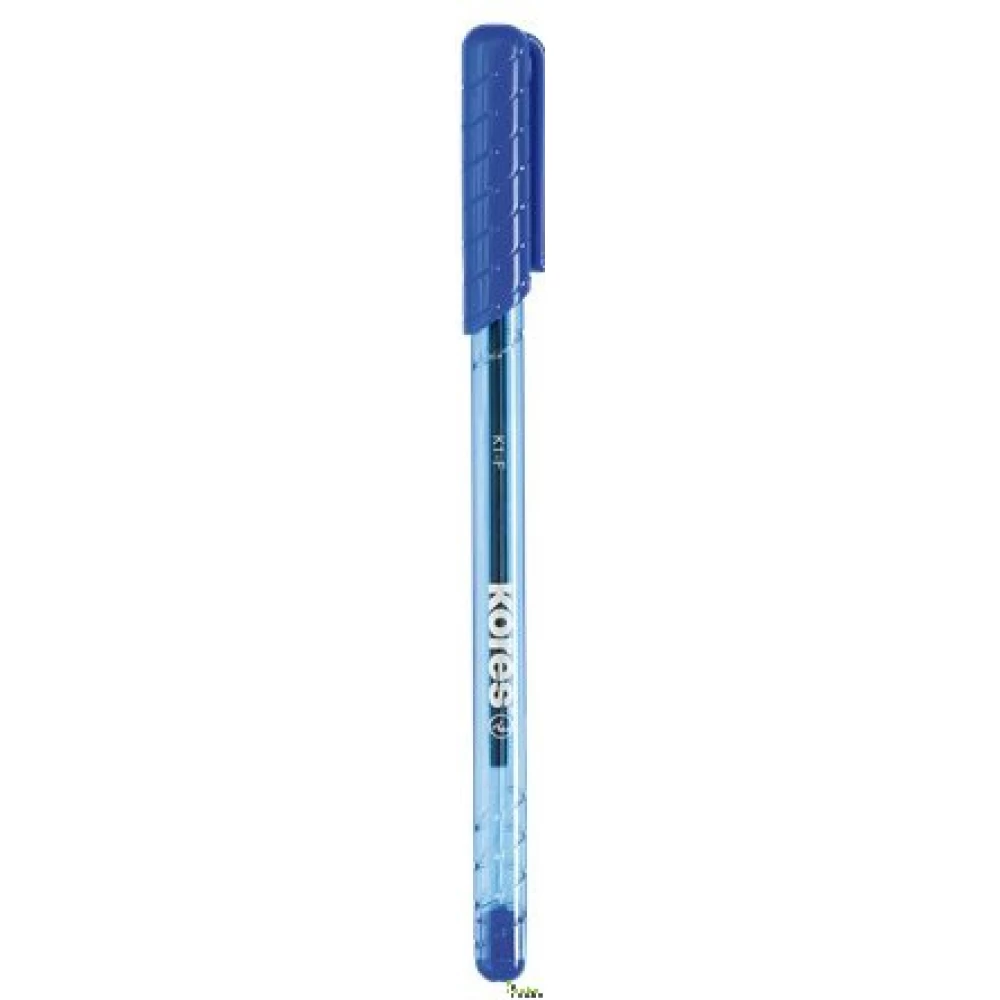KORES Golyóstoll 07 mm kupakos K1-F kék