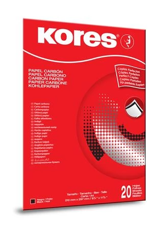 KORES Indigó A4 gépi 20 lap fekete