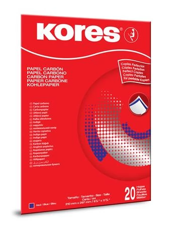 KORES Indigó A4 kézi 20 lap kék