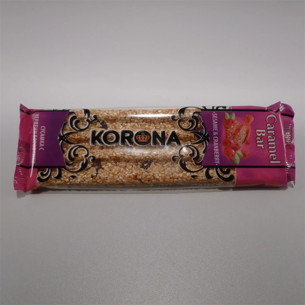 KORONA szelet szezámmagos-vörösáfonyás 60 g