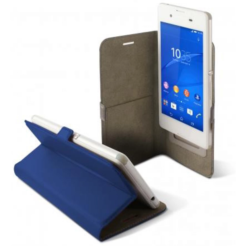 KSIX Slide universal folio case for smartphone up to 5.5 inches kék